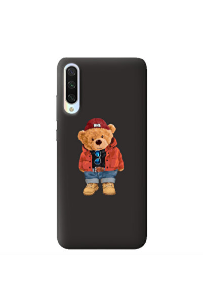 Other Xiaomi Mi 9 Lite Bear in a hat Black Colored Silicone TPU Θήκη