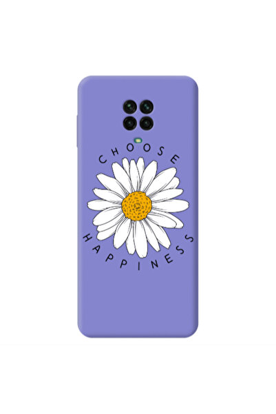 Other Xiaomi Redmi Note 9 Pro Chose Happines Purple Colored Silicone TPU Θήκη