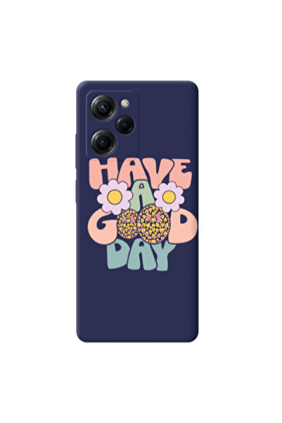 Other Xiaomi Poco X5 Pro Have A Good day Dark blue Colored Silicone TPU Θήκη