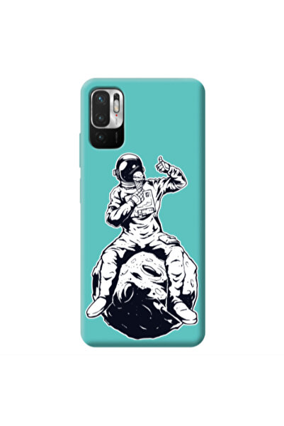 Other Xiaomi Redmi Note 10 Pro 5G ice cream in space Turquoise Colored Silico...