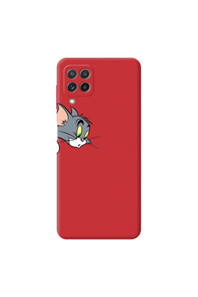 Other Samsung A22 4G Tom 1 Red Colored Silicone TPU Θήκη