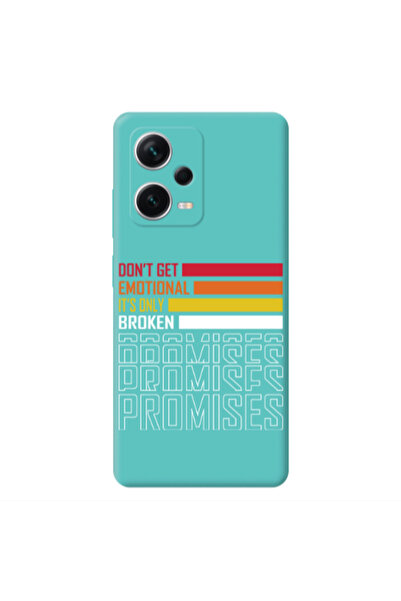 Other Xiaomi Poco X5 Dont Get Emotional Turquoise Colored Silicone TPU Θήκη