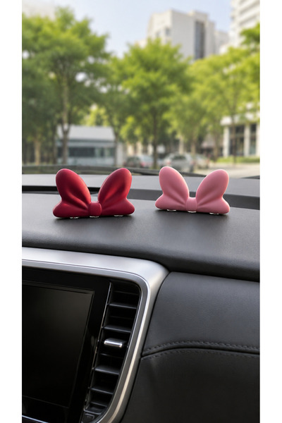 The Plasti Decorative Desktop Ornament with Bowknot Design – Accessory for Co...
