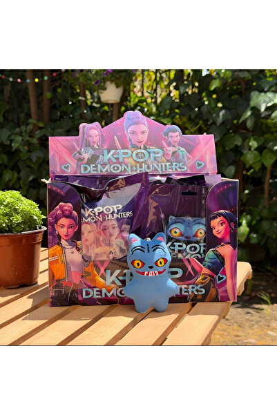 DEK KPop Demon Hunters Peluş Anahtarlık Çanta ve Cüzdan Süsü Rastgele 1 Adet