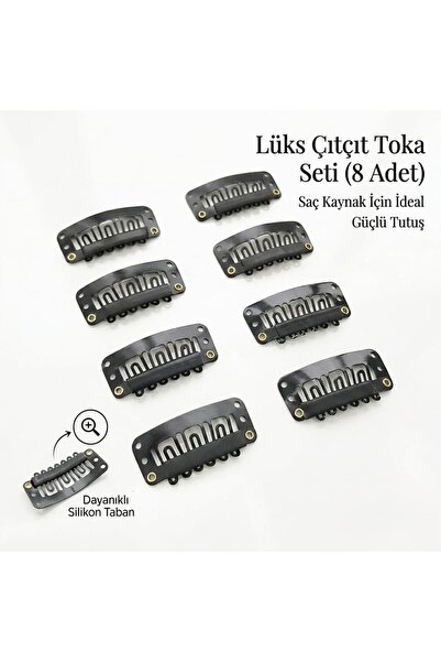 Hairless Baby Buckle 3.2 cm Metal Wig Snap Fastener 8-Piece Clip Welding Hairpin Postij Buckle Buckle Making Material
