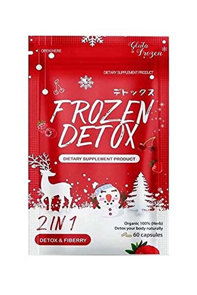 Frozen Detox 2-in-1 Dietary Supplement for Detoxification and Fiber Supplement