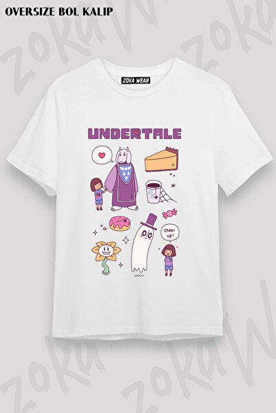 ZOKAWEAR Μπλουζάκι Unisex Loose Fit Undertale Sans v36 με στάμπα