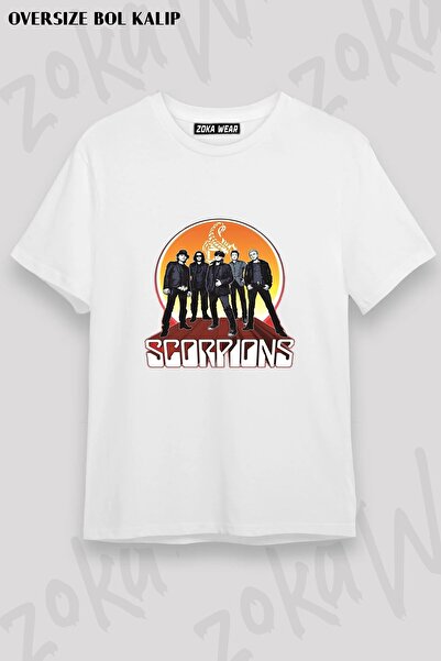 ZOKAWEAR Unisex široka majica sa printom Scorpions v2