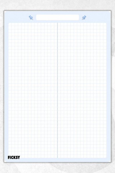 Ficksy A5 Notepad Checkered Notebook - 50 Sheets - Memopad - Notepad - Notepa...