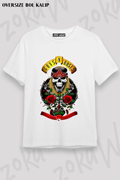 ZOKAWEAR Tricou unisex cu imprimeu Guns N Roses v13