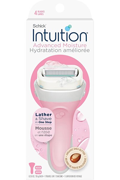 INTUITION Schick Advanced Moisturizing Womens Razor with Shea Butter, 1 Handl...