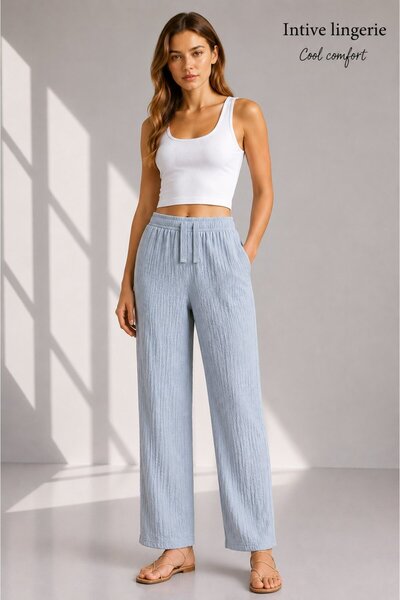 İntive Lingerie Intive Cool Comfort Ύφασμα Μουσελίνας/Βάφλας που δεν διαγράφε...