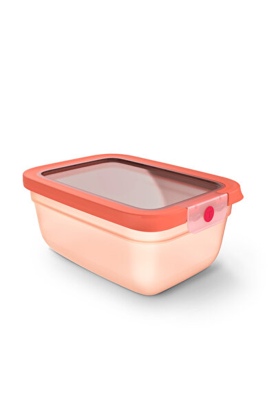 TEFAL Casserole ONEClick N1211110, 1.5 L, plastic, sigiliu 100% etanș, portoc...