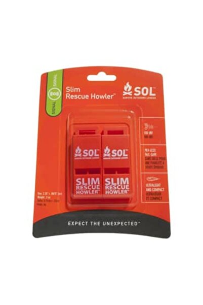 SOL طقم صفارات طوارئ نحيفة قطعتين