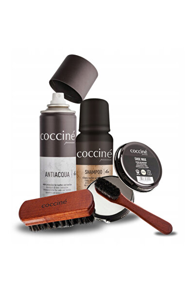 Coccine Set de ingrijire a incaltamintei, Coccine, 5 in 1, 75 ml, 150 ml, sam...