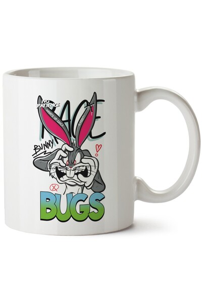 ET ERTAPASSAGE original creative designs Bugs Bunny Printed Porcelain Mug, Ma...