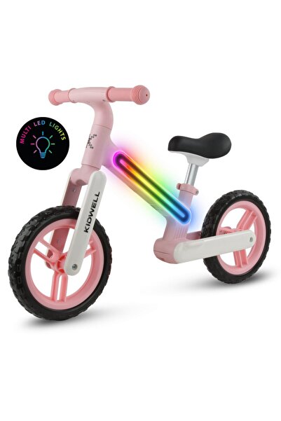 Kidwell Bicicletă fără pedale cu LED - Suno pink, roz