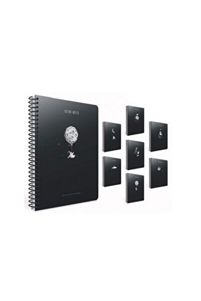 Gıpta Astro Notes غطاء ورقي حلزوني مقاس A4 80 ورقة مخططة
