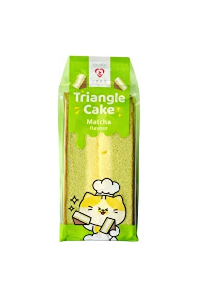 Tokimeki Brioșă triunghiulară cu burete, aromă de Matcha, 90 g