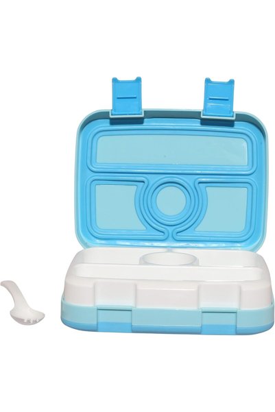 Beni World Beni Kids Bento Lunch Box 800ml with 4 Compartments, Leakproof, BPA Free, Microwave & Dishwasher Safe