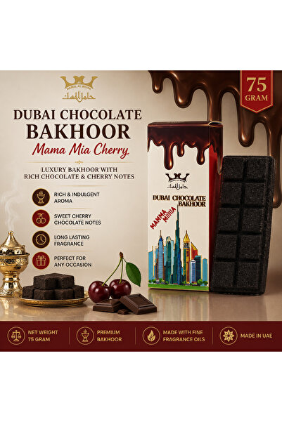 HAMIL ALMUSK Dubai Shokliat Incense 75g from Holder Misk