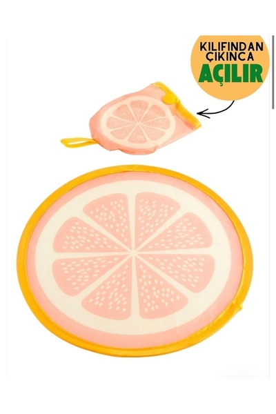 NO BRAND Portakal desenli Kore yelpazesi açılır kapanır