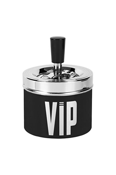 OEM Scrumieră metalică anti-vânt VIP Ø9x14 cm, capac înalt pentru balcon și t...