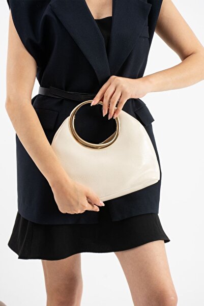 ÇANTAM GELSİN New Ring Accessory Decorated Design Hand and Shoulder Bag (with...