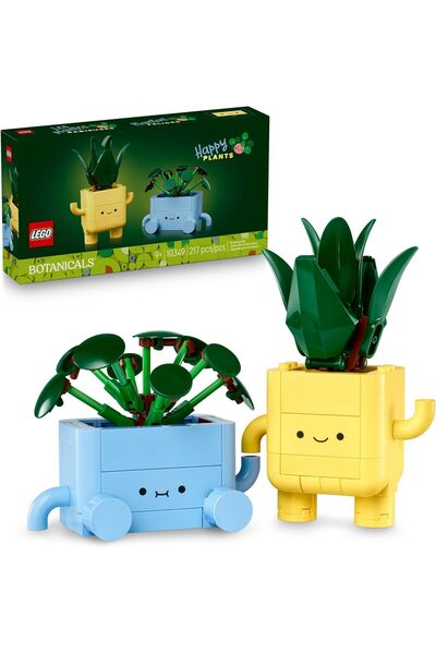 LEGO لعبة بناء النباتات السعيدة من بوتانيكالز - ديكور لغرف النوم والسكن الجام...