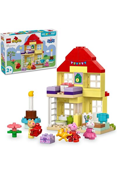 LEGO مجموعة لعب بيت عيد ميلاد بيبا بيج من دوبلو، ألعاب تعليمية للأطفال من عمر...