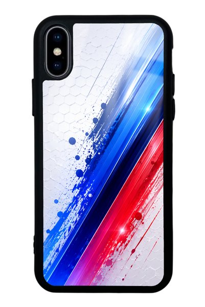 Spoyi iPhone XS Max Blue M2 Design Glossy Phone Case