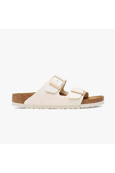 Birkenstock Arizona Bf Saffiano Krem Erkek Terlik Juststep