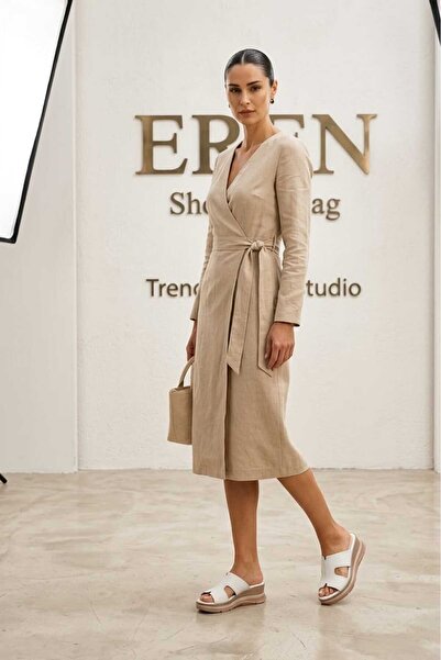 EREN SHOES BAG VOLOS Papuci de damă din piele naturală, ușori, moi, ultra-con...