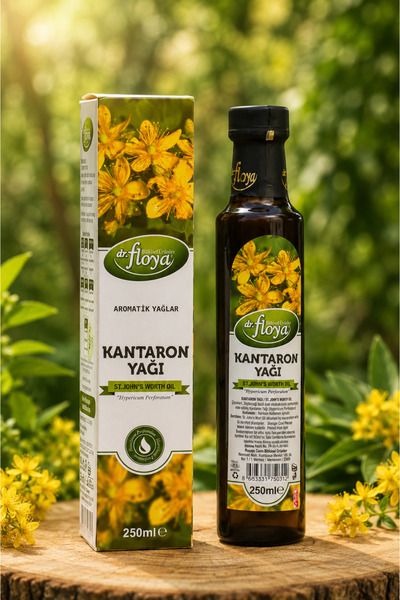 Dr. Floya 100% Pure St. John's Wort Oil 250 ml Natural Skin and Body Care Oil