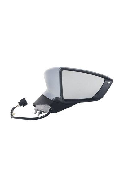RapidAuto Oglinda exterioara Seat Leon (5f) 2012-, Dreapta, culoare sticla cr...