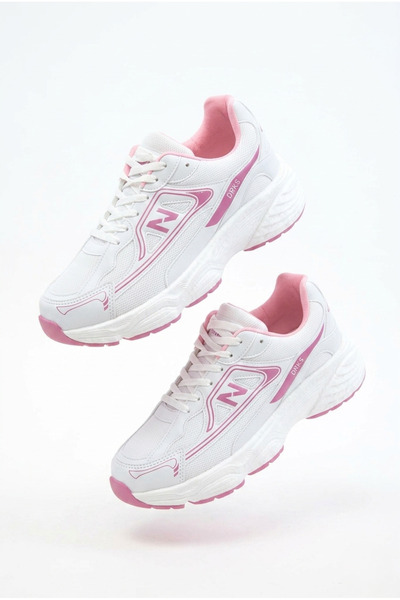 Zerenyus Drkstp-182 Balance Premium Mesh Orthopedic Sole White Pink Women's S...