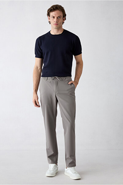 Kiğılı Techno-Line Regular Fit Standard Cut Lycra Waist Drawstring Chino / Ca...