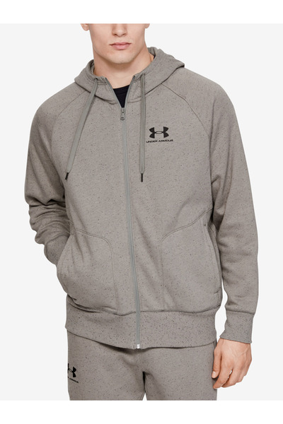 Under Armour Hanorac Mikina din fleece pestriț cu fermoar integral