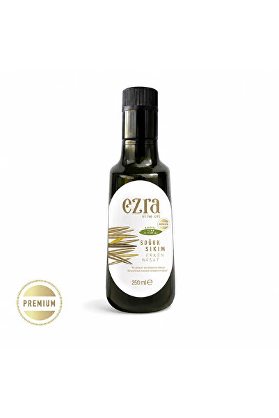 Premium Ödüllü Soğuk Sıkım Naturel Yeni Hasat 250 ml Zeytinyağı 2025-2026 Hasadı