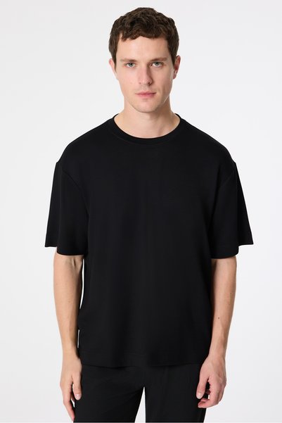 Tween Relaxed Fit Siyah T-Shirt