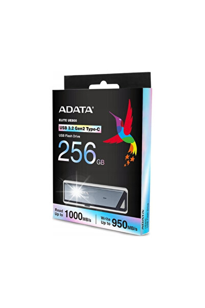 AdaTakı Adata Pendrive Elite UE800 256GB USB3.2-C Gen2
