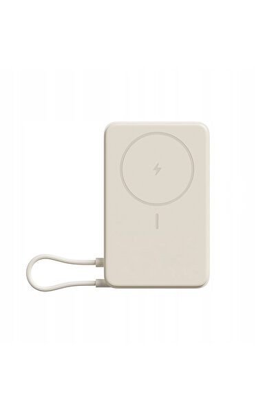 Xiaomi Power Bank magnetic cu suport integrat |   10000mAh |   Bej