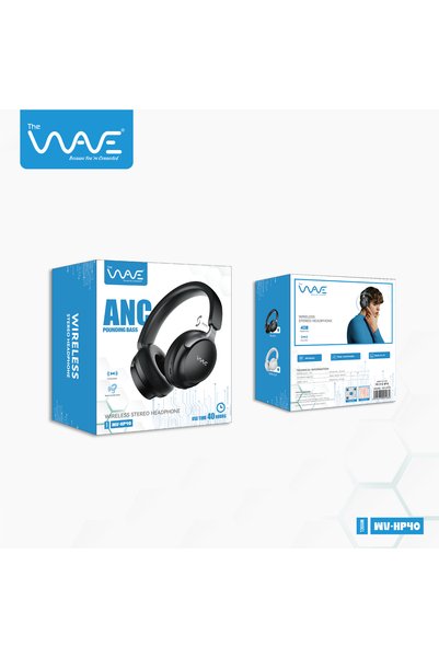 Wave Overhead Bluetooth Headphone ANC HP40