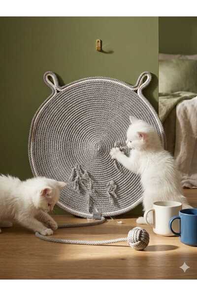 PATİZİSHOP Cat Scratching & Play Mat Can Be Hanged on the Wall