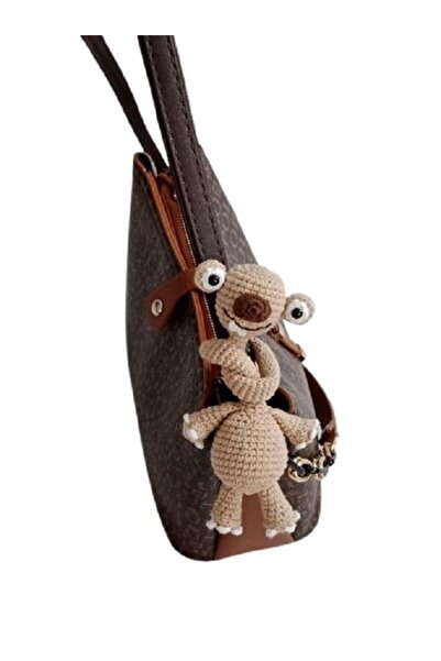 OYUNCAKPARK Sid Charm Direksiyon ve Çanta Süsü Amigurumi Organik Oyuncak