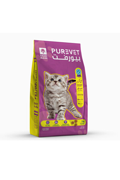 PureFit طعام جاف للقطط الصغيرة بالدجاج - 1 كجم