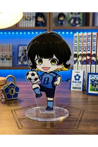 Toum Anime Blue Lock Bachira Temalı Masaüstü Hediyelik Figür