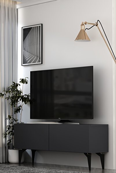 Dekortis Home Dekor 120DHDTS1AA SADEM TV SEHPASI ANTRASİT-ALTIN