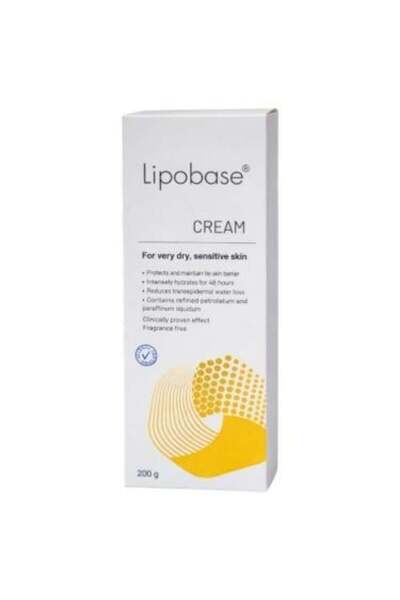 Lipobase كريم مرطب للبشرة من ليبوبيز , 200جم