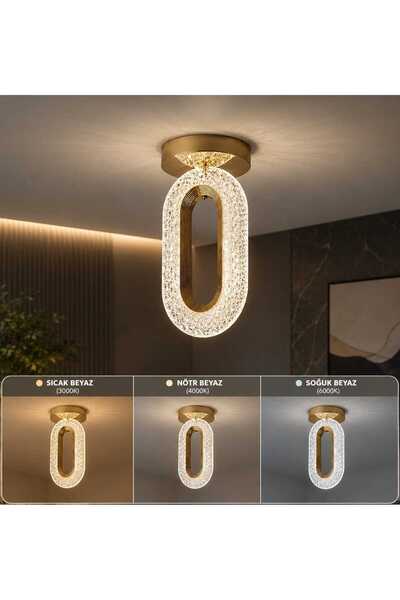 MAVERALİGHTİNG SERRA PLAFONYER 3 RENK LED ISIKLI ANTRE HOL KORİDOR MODERN AVİZE
